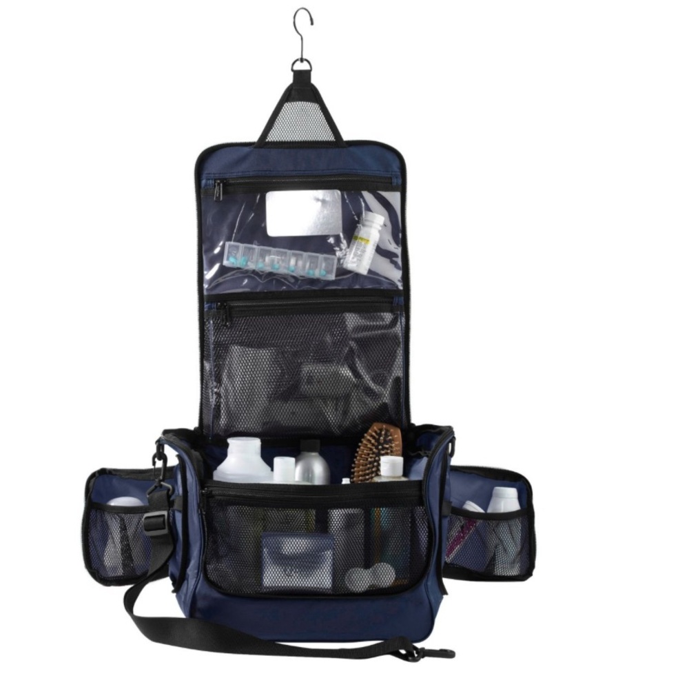 L.L. Bean Black Travel Organizer Bag Family Soze
